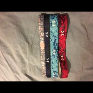 4 Under Armour headbands (multiple colors)